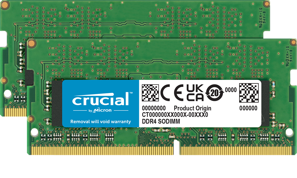 Crucial Basics 64GB (2x32GB) DDR4 SO-DIMM - Memória RAM
